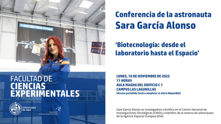 Sara García Alonso - "Biotecnología: desde el laboratorio hasta el espacio"