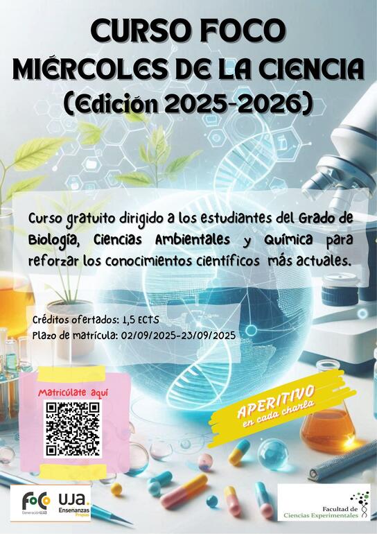 Cartel Miércoles de la Ciencia